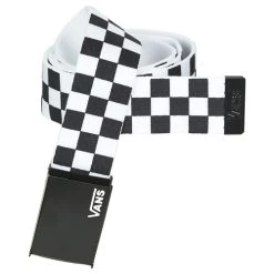 Vans - LONG DEPSTER WEB BELT Noir / Blanc