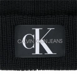 Calvin Klein Jeans - MONOGRAM BEANIE WL Noir -Playtex Shop 19865299 500 C