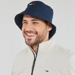 Tommy Jeans - TJM FLAG BUCKET Marine -Playtex Shop 21104724 500 H