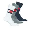 Tommy Hilfiger - SOCK X3 Blanc / Marine / Gris -Playtex Shop 21374619 500 A