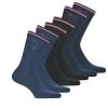Tommy Hilfiger - SOCK X6 Noir / Marine / Bleu