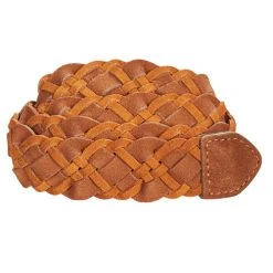 Levi's - WOMEN'S 2-TONE SUEDE BELT Camel -Playtex Shop 24017041 500 C