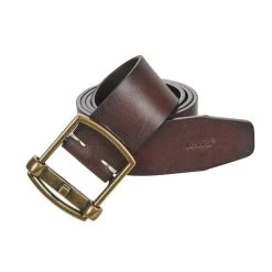 Levi's - CHUNKY CENTER BAR BELT Marron
